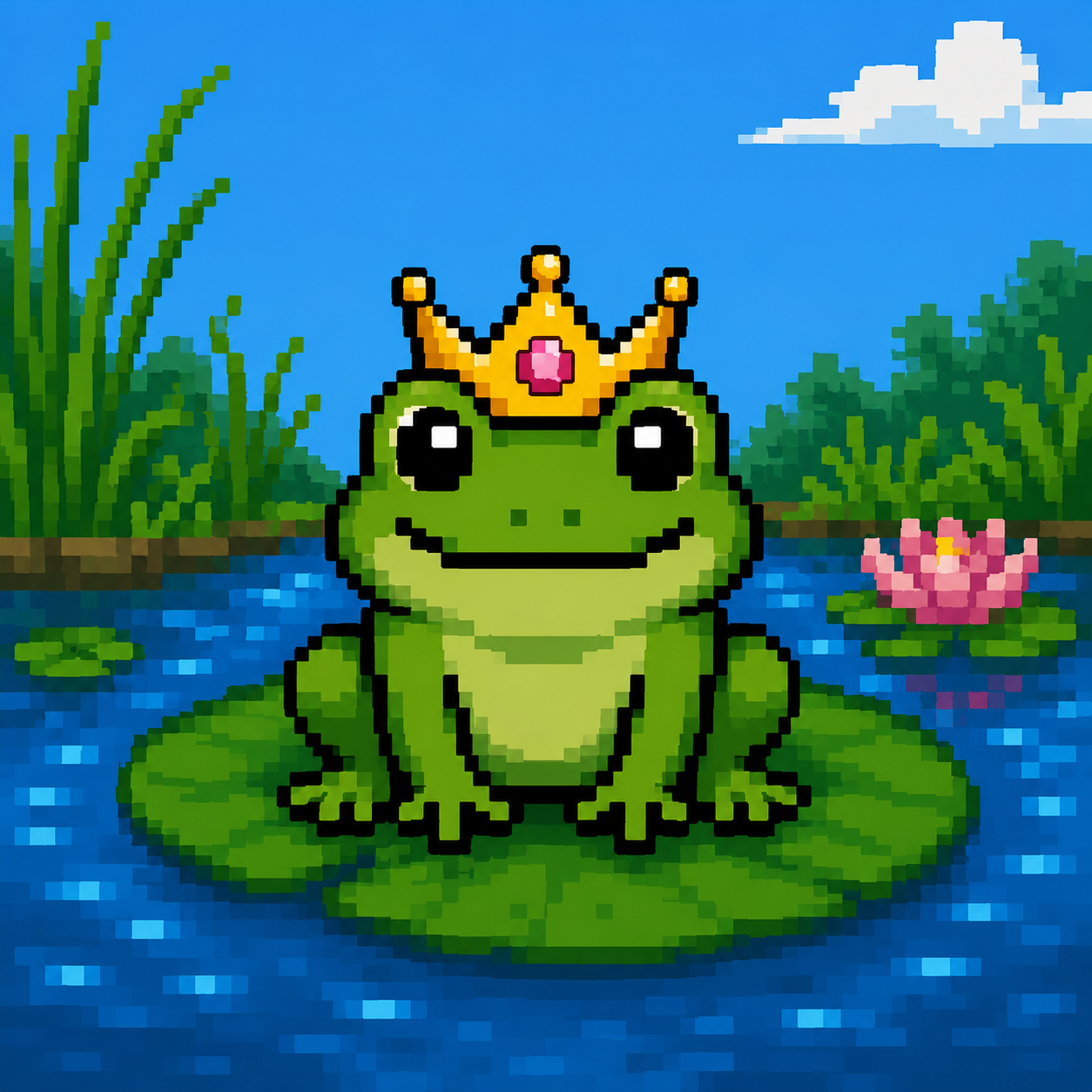Lucky Frog mascot